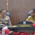 Rapat Koordinasi Pengawasan Sektor Strategis antara Polda Papua dan Pemerintah Provinsi Papua Selatan