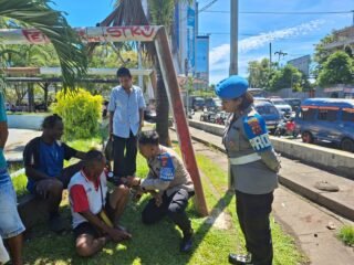 Subsatgas Keladi Sagu Gelar Bakti Kesehatan untuk Warga di Taman Imbi Jayapura