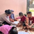 Operasi Rasaka Cartenz 2025 Latih Anak-Anak Menulis Rapi di Distrik Heram