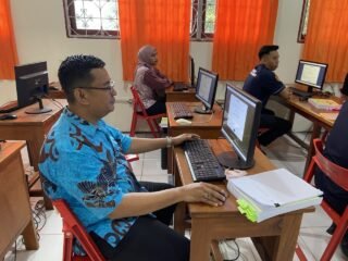 Polda Papua Gelar Ujian Sertifikasi Uji Kompetensi Tingkat Dasar dan PBJP Level-1
