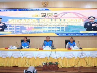 Wakapolda Papua Pimpin Sidang Kelulusan Seleksi PAG dan SBP Panda Papua Tahun Anggaran 2025/2026