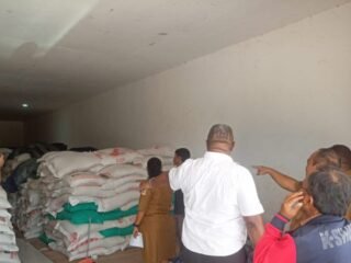 Satgas Pangan Kabupaten Mappi Tertibkan Harga dan Cek Ketersediaan Beras di Sejumlah Toko dan Distributor