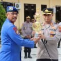 Gemilang di Hari Sumpah Pemuda, Tim Voli Polres Sarmi Raih Juara Umum