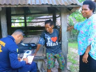 Dekatkan Pelayanan, Subsatgas Keladi Sagu sambangi warga Yalimo lewat kegiatan Kesehatan Keliling