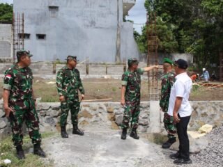 Percepat Progres Pembangunan, Danrem 131/Stg Tinjau KDKMP di Wilayah Kodim 1310/Bitung