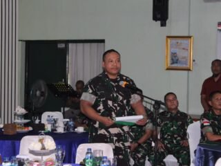 Kunjungan Kerja di Kodim 1310/Bitung, Danrem 131/Stg Tekankan Jaga Kehormatan Diri dan Loyalitas Kepada Pimpinan