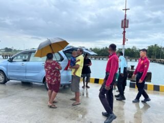 Sat Samapta Polres Sarmi Laksanakan Patroli dan Pengamanan Objek Vital, Situasi Aman dan Kondusif