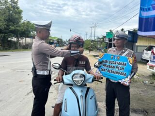 Hari Ketiga Ops Keselamatan Cartenz 2026, Sat Lantas Polres Sarmi Tingkatkan Disiplin Berlalu Lintas