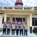 Perkuat Peran Bhabinkamtibmas, Sat Binmas Polres Sarmi Gelar Anev di Polsek Pantai Barat