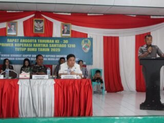 Perkuat Kemandirian dan Kesejahteraan Anggota, Kodim 1310/Bitung Gelar Rapat Anggota Tahunan (RAT) Ke-30 Tutup Buku Tahun 2025