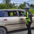 Hari Ke-12 Ops Keselamatan Cartenz 2026, Sat Lantas Polres Sarmi Tegaskan Pentingnya Seatbelt bagi Pengendara R4
