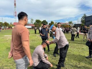 Propam Polres Jayawijaya Gelar Gaktibplin, Tegakkan Disiplin dan Ketertiban Personel