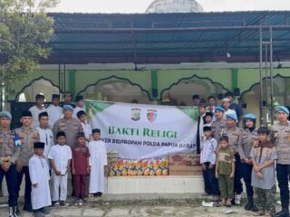 Bidpropam Polda Papua Barat Gelar Bakti Religi Di Pesantren Hidayatullah Manokwari
