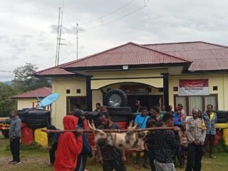 Polsek Asologaima Fasilitasi Penyelesaian Permasalahan Warga Melalui Mekanisme Adat