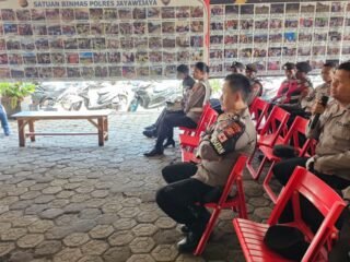 Polres Jayawijaya Gelar Penyuluhan Kesehatan Tentang HIV/AIDS kepada Anggota