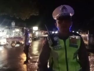 Sat Lantas Polres Jayawijaya Laksanakan Patroli Blue Light Cegah Balap Liar di Kota Wamena