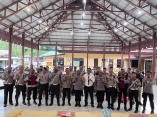 Wakapolres Sarmi Pimpin Lat Pra Ops Ketupat Cartenz 2026 di Aula Polres