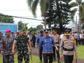 Siap Amankan Idul Fitri 1447 H di Kota Bitung, Dandim 1310/Bitung Ikut Apel Gelar Pasukan Operasi Ketupat 2026