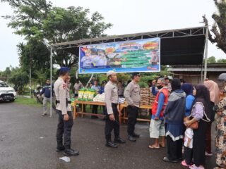Gerakan Pangan Murah Polres Sarmi di Bulan Ramadhan Disambut Antusias Masyarakat