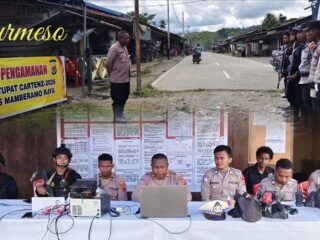 Pos Pengamanan dan Pos Pelayanan Terpadu Operasi Ketupat Cartenz 2026 Polres Mamberamo Raya