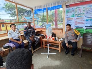 Kapolres Sarmi Tinjau Pos PAM Operasi Ketupat Cartenz 2026, Pastikan Kesiapan Personel