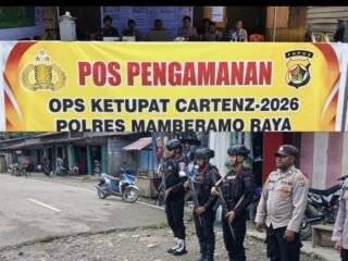 Pos Operasi Ketupat Cartenz 2026 Polres Mamberamo Raya