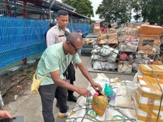 Polsek Kawasan Bandara Laksanakan KRYD, Antisipasi Masuknya Barang Ilegal di Bandara Wamena
