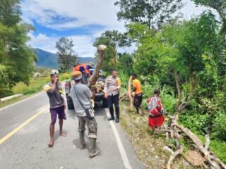 Polsek Kurulu Tingkatkan Patroli Kamtibmas dan Himbauan Pencegahan Kebakaran