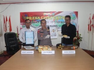 Polres Mappi Ringkus Pengedar Sabu di Distrik Assue, 15 Paket Siap Edar Disita