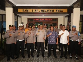 Kapolresta Cilacap Cek Kesiapsiagaan Personel di Polsek Distrik Majenang
